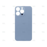 Vitre Arrière avec bloc complet pour Apple iPhone 13 Pro, cadre d'appareil photo agrandi Sierra Blue Compatible
