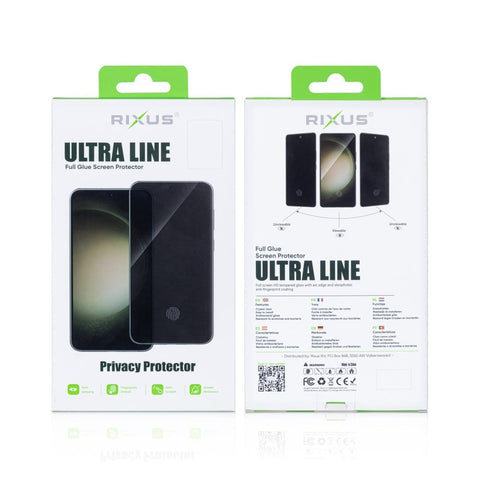 Verre trempé Rixus Privacy Ultra Line pour Samsung Galaxy S21 Plus 5G