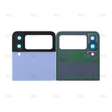 Vitre arrière supérieure avec lentille bleue OEM pour Samsung Galaxy Z Flip4 F721B
