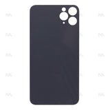 Vitre Arrière pour Apple iPhone 11 Pro Max, cadre de caméra agrandi – Noir – Compatible