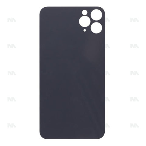 Vitre Arrière pour Apple iPhone 11 Pro Max, cadre de caméra agrandi – Noir – Compatible