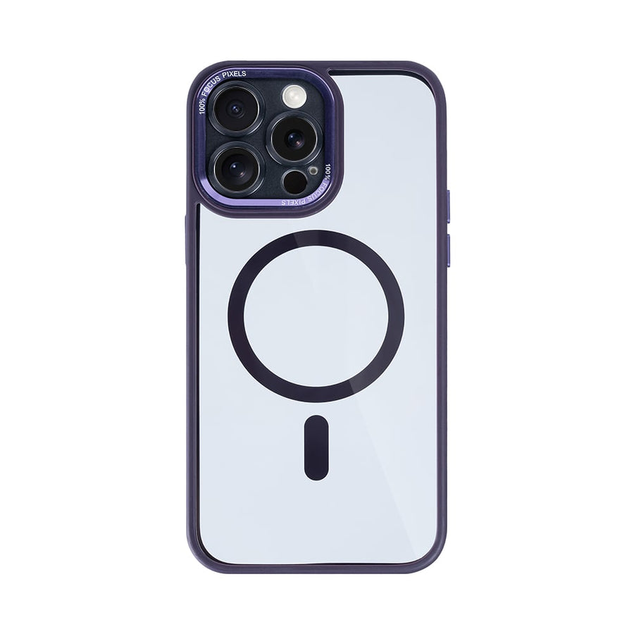 Étui Rixus Classic 04 avec MagSafe pour Apple iPhone 14 Pro violet