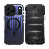 Coque Rixus Aero Ribbed Shield Compatible MagSafe pour Apple iPhone 17 Pro Max, 18 Pro Max - Noir