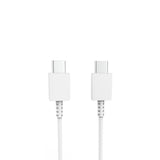 Adaptateur de voyage à charge rapide USB-C vers USB-C 25 W blanc
