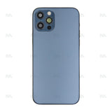 Boîtier pour Apple iPhone 12 Pro avec petites pièces, bleu OEM