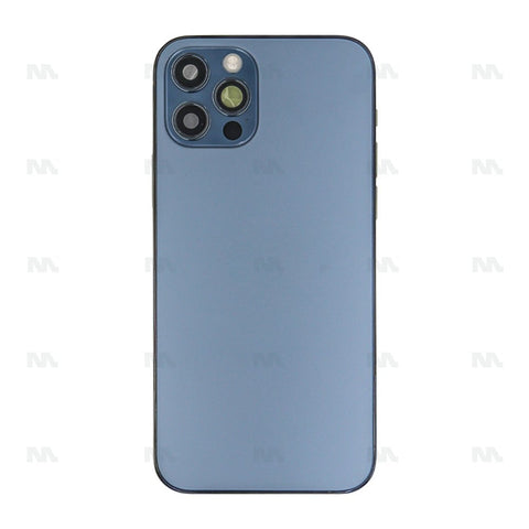 Boîtier pour Apple iPhone 12 Pro avec petites pièces, bleu OEM