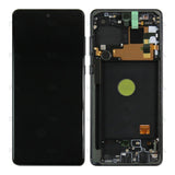 Chassis + Ecran Officiel Service Pack + Vitre pour Samsung Galaxy Note 10 Lite N770F - Aura Black