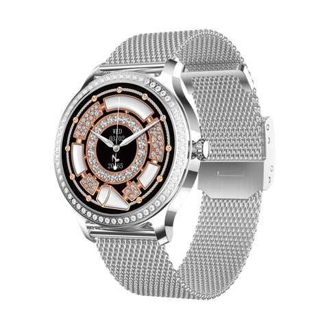 Montre connectée Linewear LW105 argentée