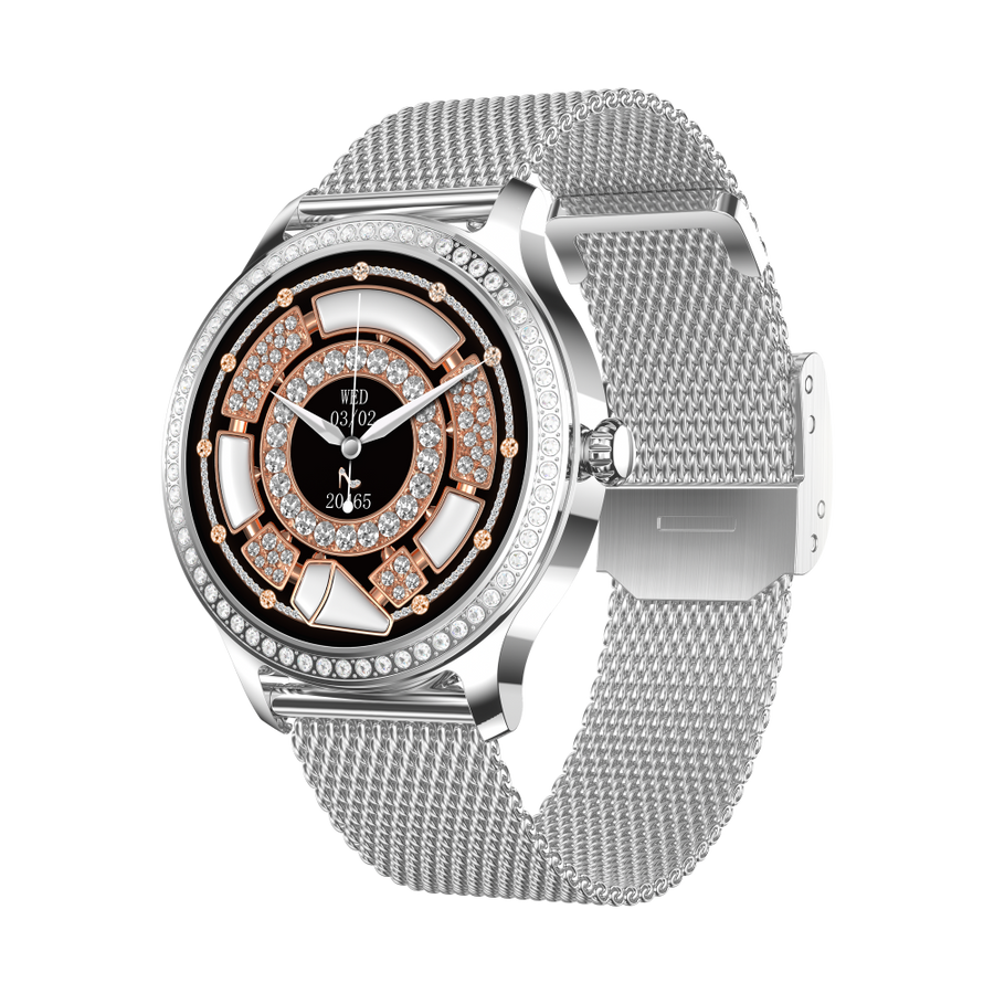 Montre connectée Linewear LW105 argentée