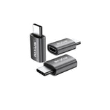 Adaptateur USB-C vers Micro OTG Rixus RXOTG04 gris sidéral (lot de 2)