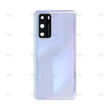 Vitre arrière Huawei P40 avec objectif blanc glacé OEM