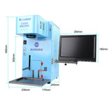 Machine laser à fibre multifonctionnelle Sunshine SS-890B Plus