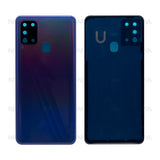 Vitre arrière pour Samsung Galaxy A21s A217F avec objectif bleu OEM
