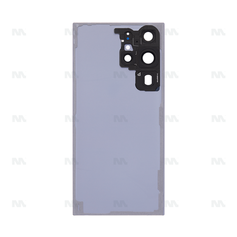 Vitre arrière pour Samsung Galaxy S23 Ultra S918B avec objectif – Lavender – OEM