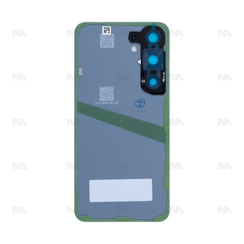 Vitre arrière pour Samsung Galaxy S24 S921B avec objectif gris marbré OEM