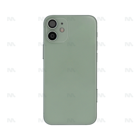 Boîtier pour Apple iPhone 12 Mini avec petites pièces, vert OEM
