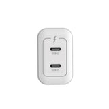 Adaptateur secteur double USB-C GaN Rixus RXHC33D 33 W blanc