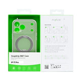 Coque Rixus SnapGrip 360 avec Anneau Support pour Apple iPhone 17 Pro - Blanc