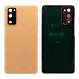 Vitre arrière pour Samsung Galaxy S20 FE G780F avec objectif Cloud Orange OEM