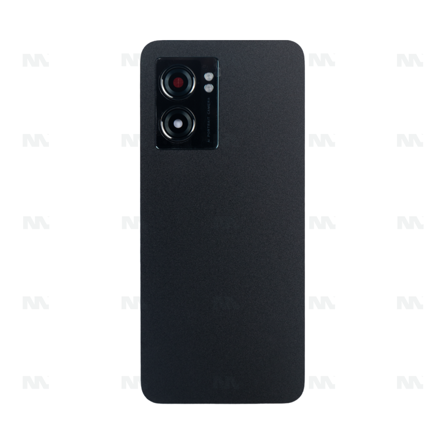 Vitre arrière pour Oppo A77 avec objectif - Noir nuit - OEM