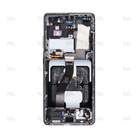 Chassis + Ecran Original Reconditionné + Vitre pour Samsung Galaxy S21 Ultra 5G G998B - Phantom Black