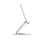 Support pour tablette Rixus RXHW45 pliable argenté