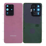 Vitre arrière avec objectif rose OEM pour Samsung Galaxy S20 Ultra 4G G988F, S20 Ultra 5G G988B