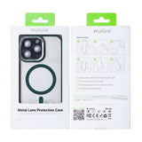 Étui Rixus Classic 04 avec MagSafe pour Apple iPhone 11 Pro Max vert foncé