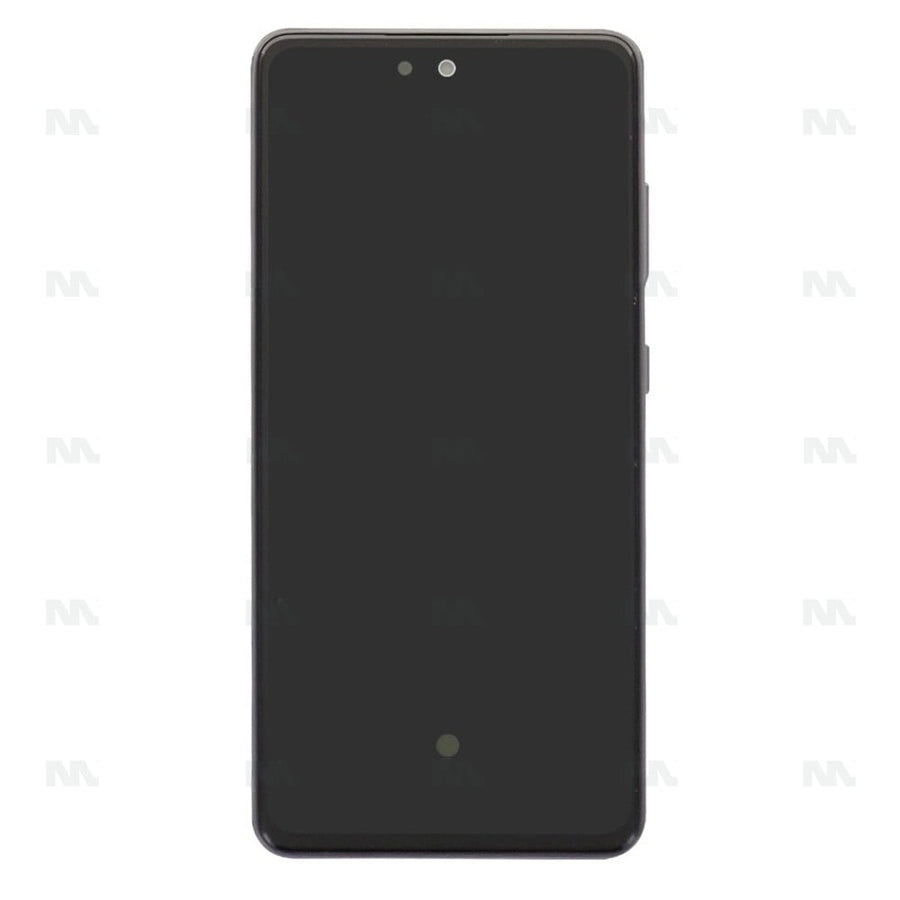 Chassis + Ecran Officiel Service Pack + Vitre pour Samsung Galaxy A52 A525F / A52 5G A526B - Awesome Black