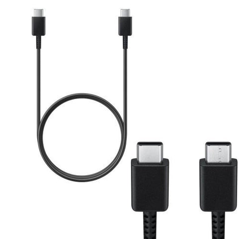 Câble de données Samsung 3A C vers C 1,8 m (EP-DW767JBE) en vrac - Noir