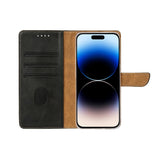 Rixus Bookcase pour Apple iPhone 14 Pro Max Noir