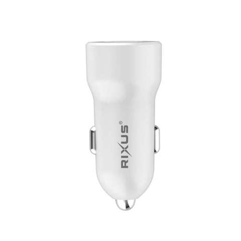 Adaptateur Chargeur Voiture Rapide Double Port (PD+QC 3.0) Rixus RXCC16D (Présentoir Comptoir 02)