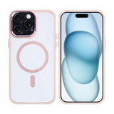 Étui Rixus Classic 04 avec MagSafe pour Apple iPhone 15 Pro rose