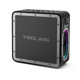 Enceinte Bluetooth Yibolang X47Pro avec deux microphones, couleur noire