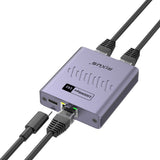 Adaptateur commutateur Ethernet 3 ports Rixus RXEA03 gris