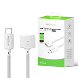 Câble Rixus RXUC140 USB-C vers MagSafe 3 140 W blanc