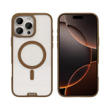 Coque Rixus Crystal Amber pour Apple iPhone 16 Pro Max - Or Désert