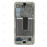 Chassis + Ecran Officiel Service Pack + Vitre pour Samsung Galaxy S23 S911B - Crème
