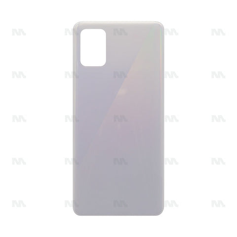 Vitre arrière pour Samsung Galaxy A51 A515F avec prisme pour objectif, blanc, OEM