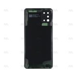 Vitre arrière pour Samsung Galaxy A31 A315F avec prisme pour objectif, rouge écrasé, OEM