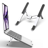 Support pour ordinateur portable Rixus RXHW46 pliable argenté