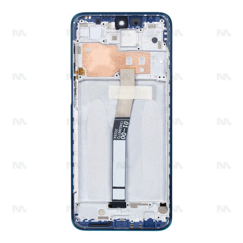 Chassis + Ecran Original OEM + Vitre pour Xiaomi Redmi Note 10 Lite - Aurora Blue