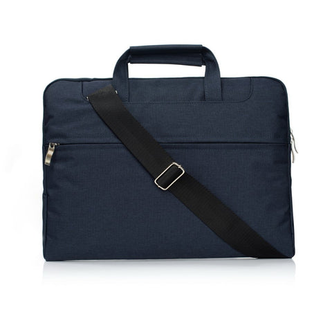 Housse pour ordinateur portable avec bandoulière 13, 14,2 pouces Bleu marine