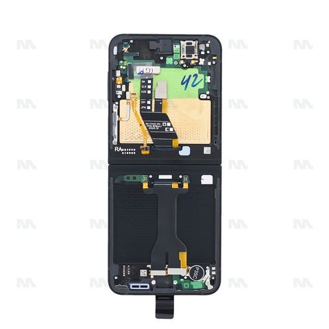 Chassis + Ecran Officiel Service Pack + Vitre pour Samsung Galaxy Z Flip7 FE F761B - Noir