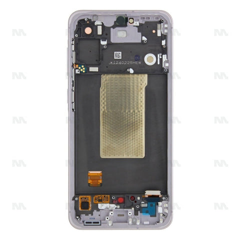 Chassis + Ecran Officiel Service Pack + Vitre pour Samsung Galaxy A56 A566B GH82-36829D - Rose