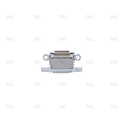 Connecteur de charge pour Apple iPhone 15 Pro, 15 Pro Max – Blanc Titane - Compatible (10 pièces)