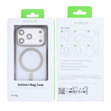 Étui Rixus Instinct Mag pour Apple iPhone 17 Pro gris titane