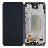Chassis + Ecran Officiel Service Pack + Vitre pour Samsung Galaxy A36 A366B - Noir