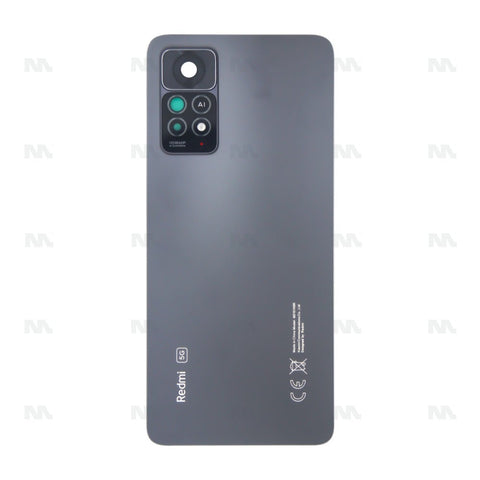Vitre arrière pour Xiaomi Redmi Note 11 Pro 5G avec objectif – Gris graphite – OEM