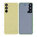 Vitre arrière pour Samsung Galaxy A25 5G A256B avec lentille personnalisée jaune OEM